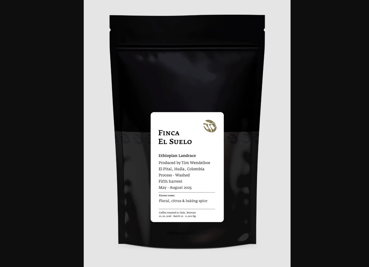 Photo of Tim Wendelboe Colombia Finca El Suelo Tims Farm Ethiopian Varietal Washed Filter