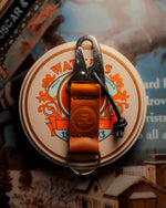 Revolver x Oscar & Wells Leather Keychain (Cognac)