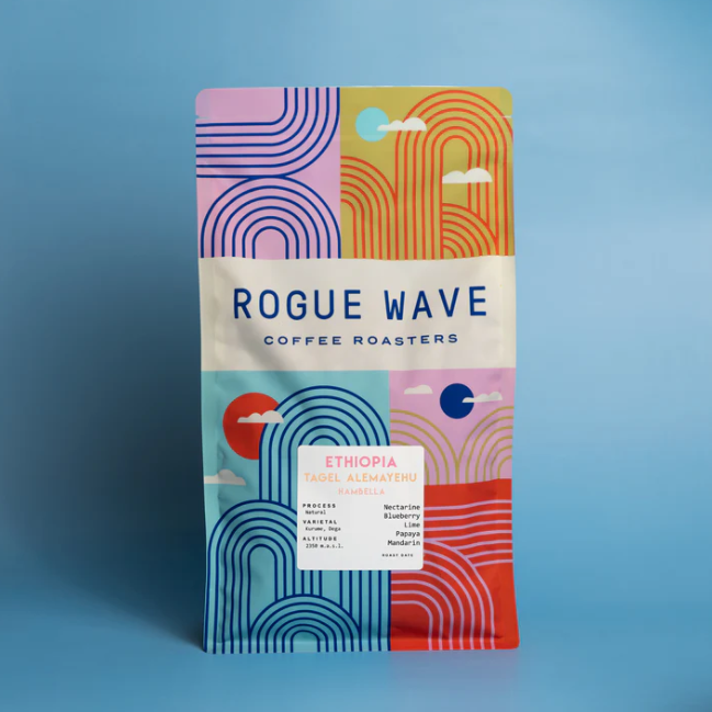 Rogue Wave Ethiopia Tagel Alemayehu Hambela BULK 1KG *Natural Filter + Espresso*