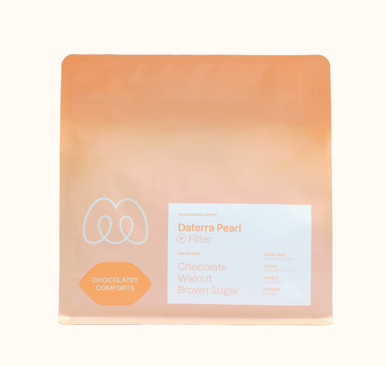 Monogram Brazil Daterra Pearl *BULK 2LBS *Pulped-Natural Espresso*