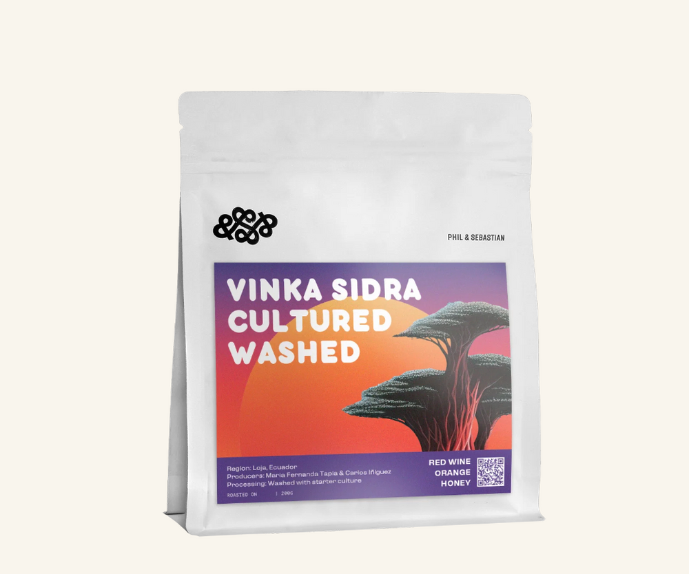 Phil & Sebastian Ecuador Vinka Sidra *Cultured Washed Filter + Espresso*