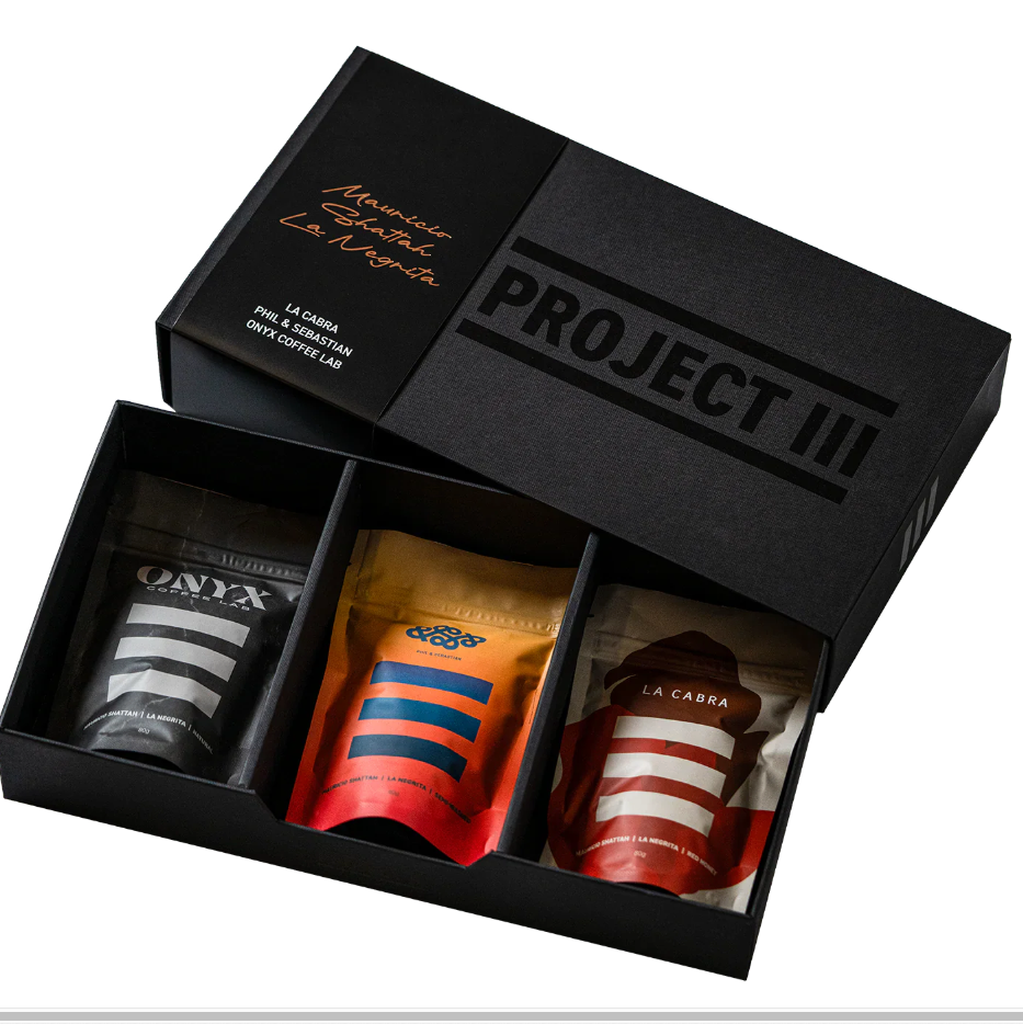 *Project III Onyx + La Cabra + Phil & Sebastian Mauricio Shattah Geisha Tasting Box*