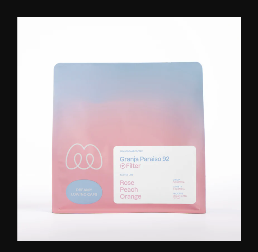 Photo of Monogram Granja Paraiso 92 Decaf Natural Filter
