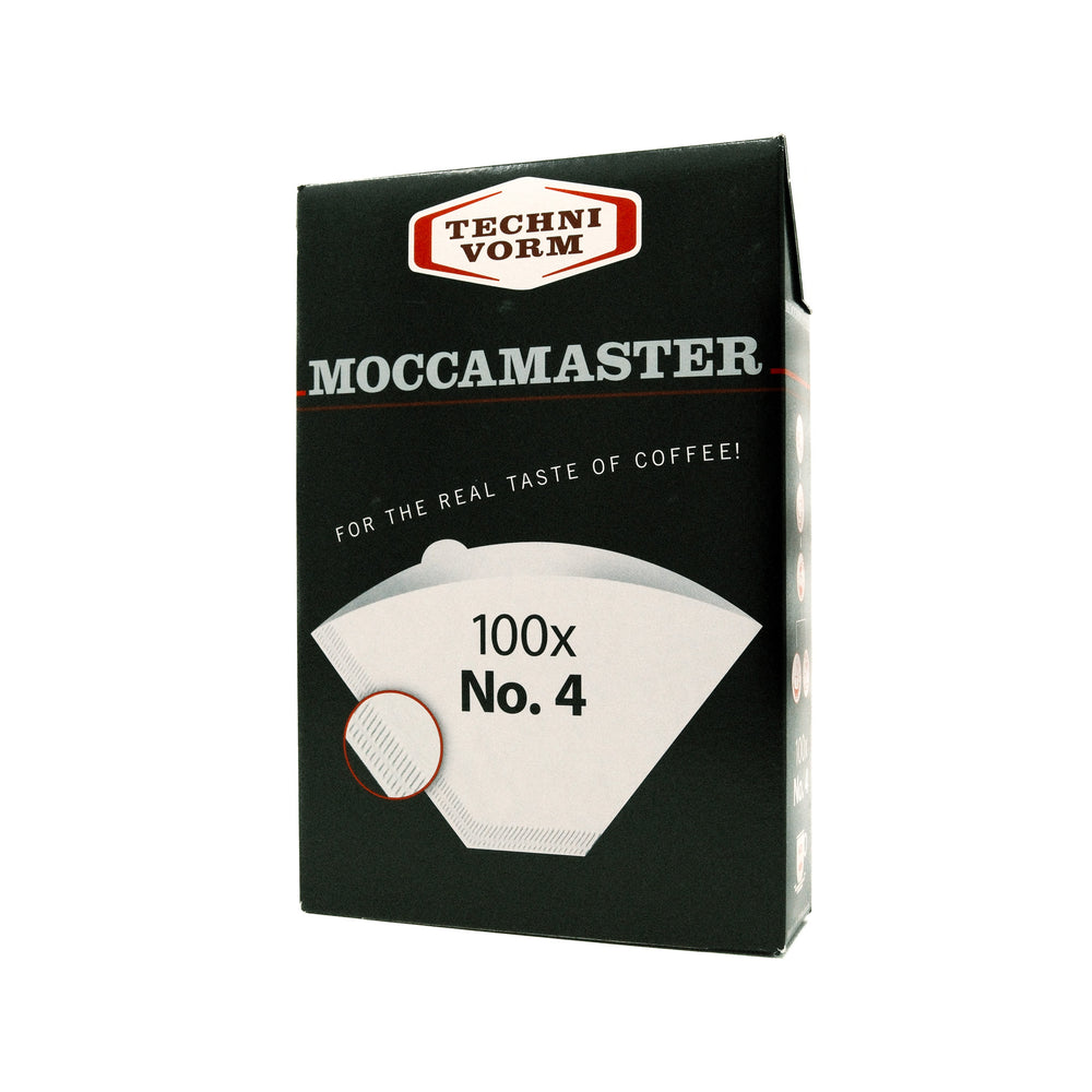 Moccamaster Technivorm #4 Filters (White, 100 Pack)