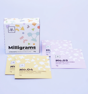 
            
                Load image into Gallery viewer, Monogram Milligrams *Instant Coffee 4 Pack*
            
        