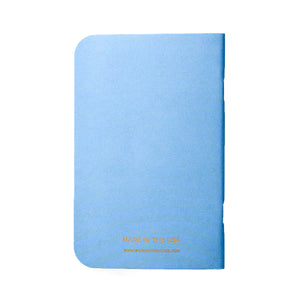 Word Notebooks Light Blue 3 Pack Memo Books