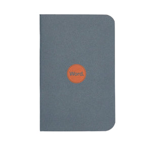 Word Notebooks Denim (Dark Dark Blue) 3 Pack Memo Books